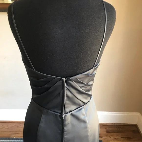 Mori Lee Style 21569 Size 6 Color Charcoal - Picture 4 of 6